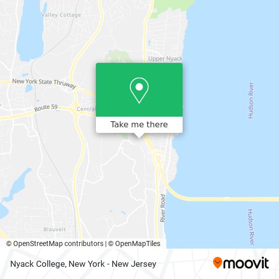 Mapa de Nyack College