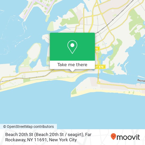 Beach 20th St (Beach 20th St / seagirt), Far Rockaway, NY 11691 map