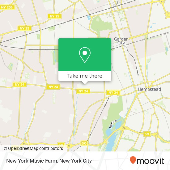 New York Music Farm map
