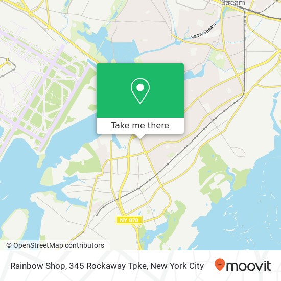 Rainbow Shop, 345 Rockaway Tpke map