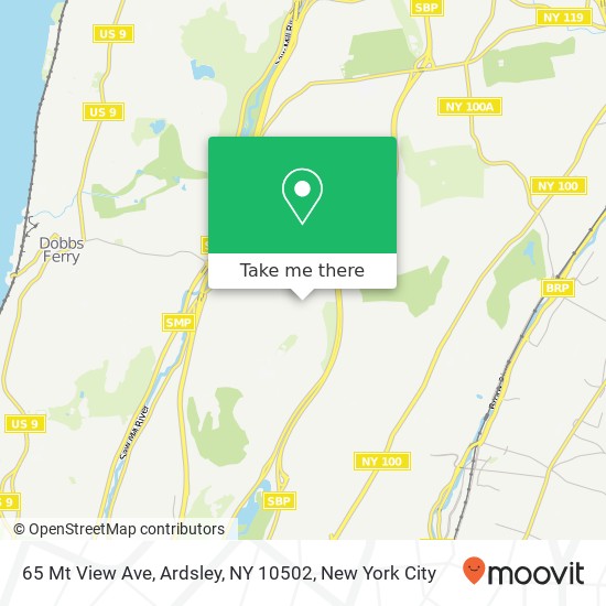 65 Mt View Ave, Ardsley, NY 10502 map