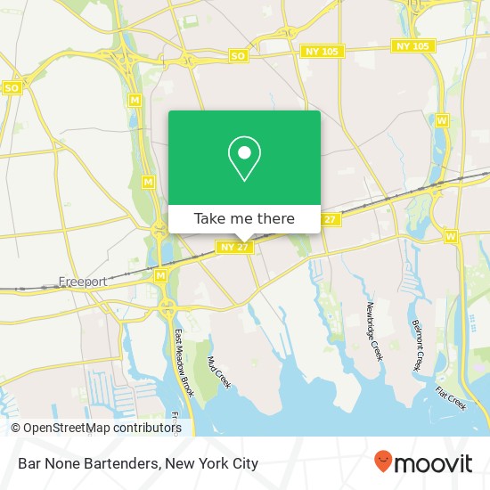 Bar None Bartenders map