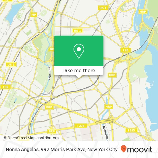 Nonna Angela's, 992 Morris Park Ave map