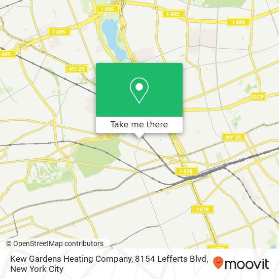 Kew Gardens Heating Company, 8154 Lefferts Blvd map