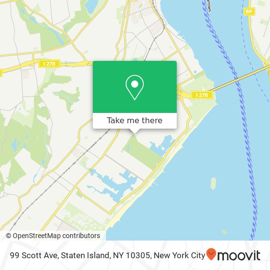 99 Scott Ave, Staten Island, NY 10305 map