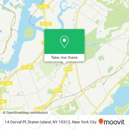 14 Dorval Pl, Staten Island, NY 10312 map