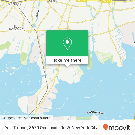 Mapa de Yale Trouser, 3670 Oceanside Rd W