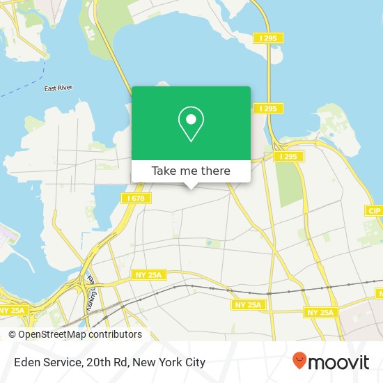 Mapa de Eden Service, 20th Rd