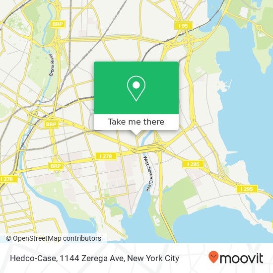 Mapa de Hedco-Case, 1144 Zerega Ave