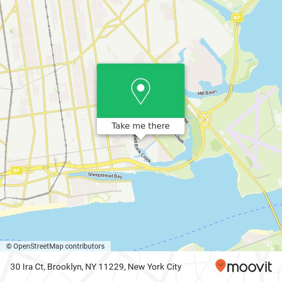 30 Ira Ct, Brooklyn, NY 11229 map