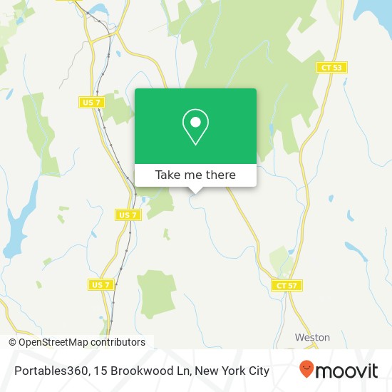 Mapa de Portables360, 15 Brookwood Ln