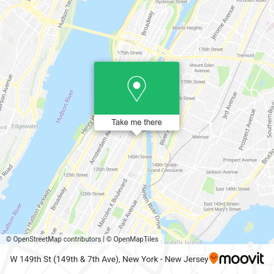 W 149th St (149th & 7th Ave) map