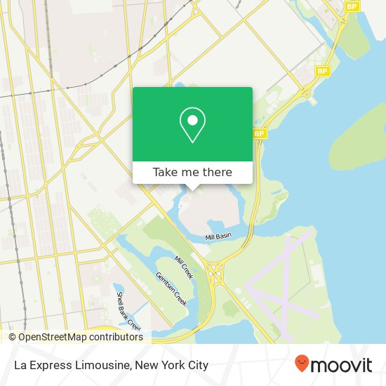 La Express Limousine map