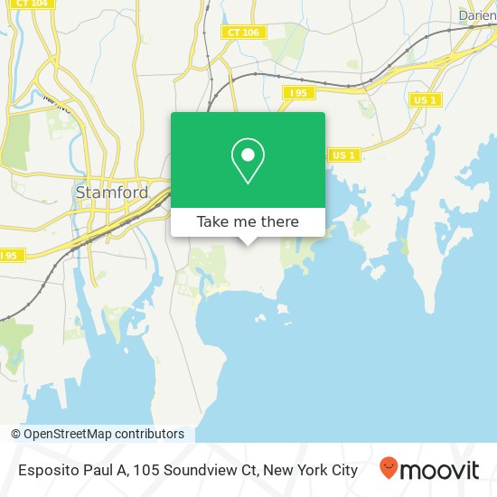 Mapa de Esposito Paul A, 105 Soundview Ct