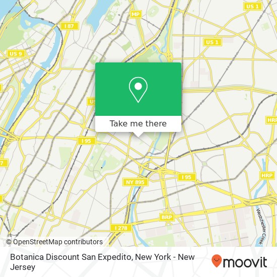 Botanica Discount San Expedito map