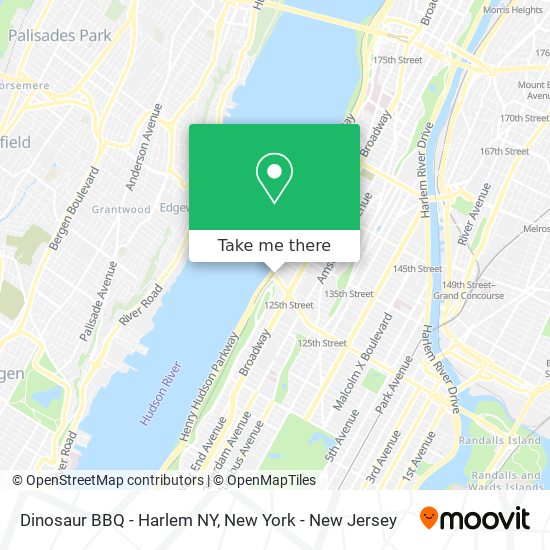 Dinosaur BBQ - Harlem NY map