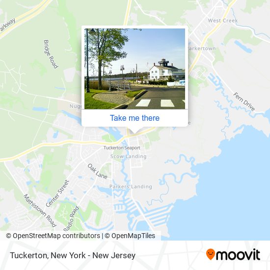 Tuckerton map