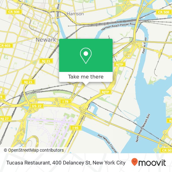 Tucasa Restaurant, 400 Delancey St map