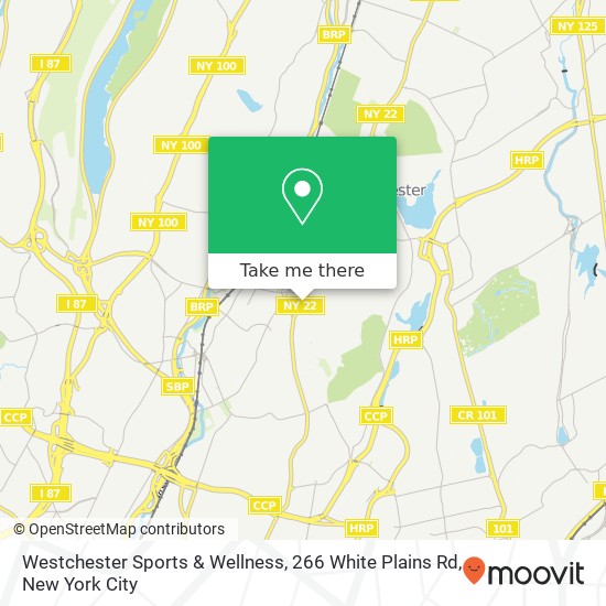 Westchester Sports & Wellness, 266 White Plains Rd map