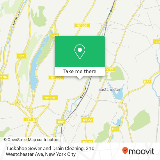 Tuckahoe Sewer and Drain Cleaning, 310 Westchester Ave map