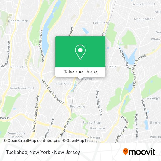 Tuckahoe map