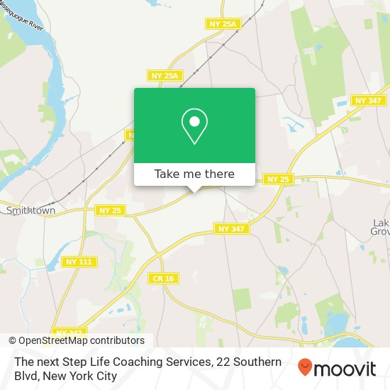 The next Step Life Coaching Services, 22 Southern Blvd map