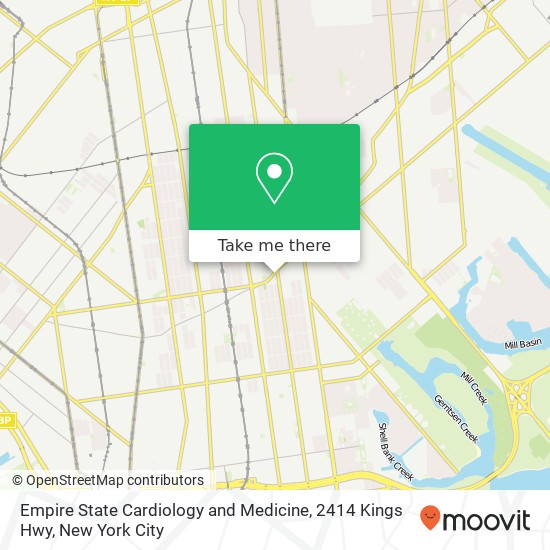 Empire State Cardiology and Medicine, 2414 Kings Hwy map