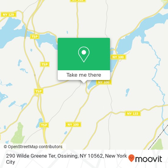 Mapa de 290 Wilde Greene Ter, Ossining, NY 10562