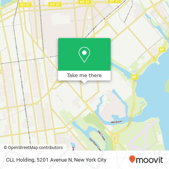 Mapa de CLL Holding, 5201 Avenue N