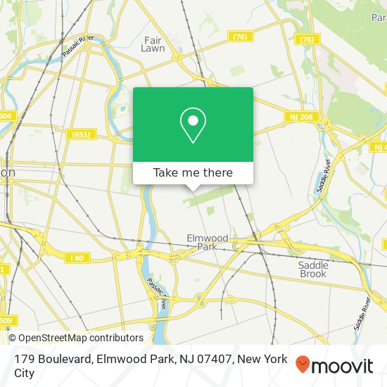 179 Boulevard, Elmwood Park, NJ 07407 map