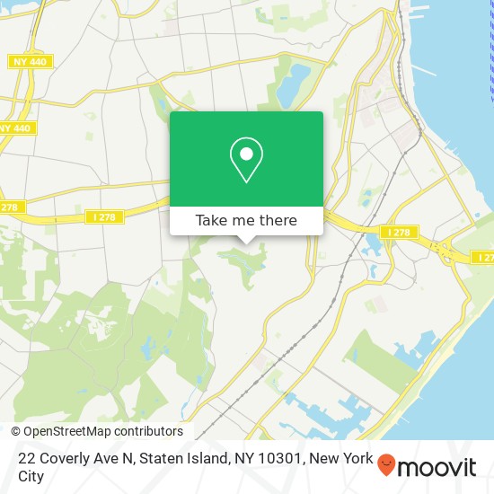 22 Coverly Ave N, Staten Island, NY 10301 map