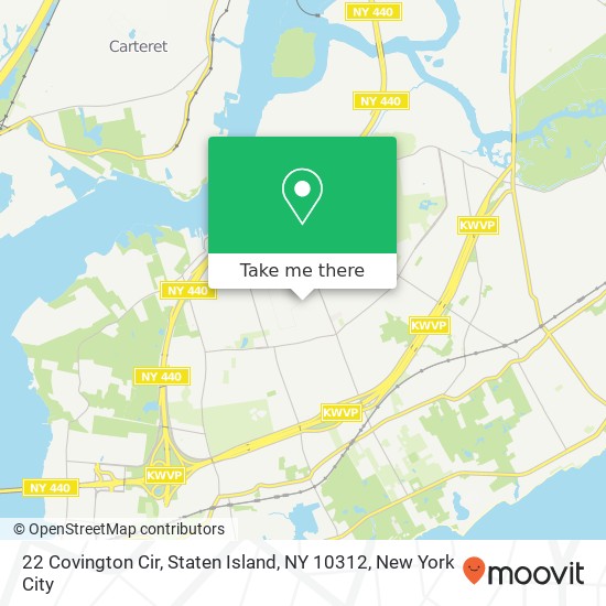 22 Covington Cir, Staten Island, NY 10312 map