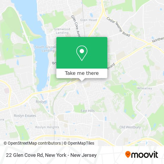 Mapa de 22 Glen Cove Rd