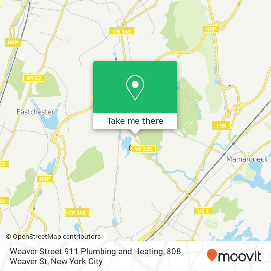 Mapa de Weaver Street 911 Plumbing and Heating, 808 Weaver St