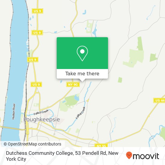 Dutchess Community College, 53 Pendell Rd map
