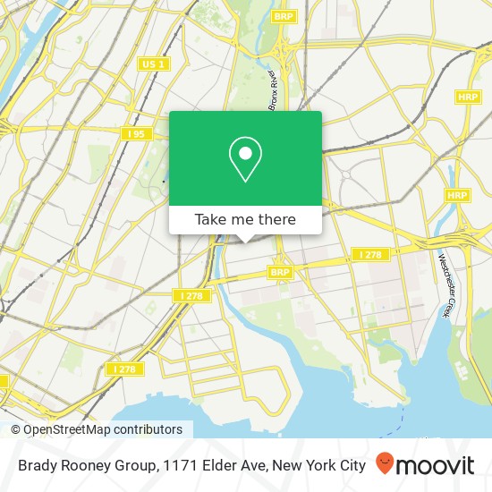 Brady Rooney Group, 1171 Elder Ave map