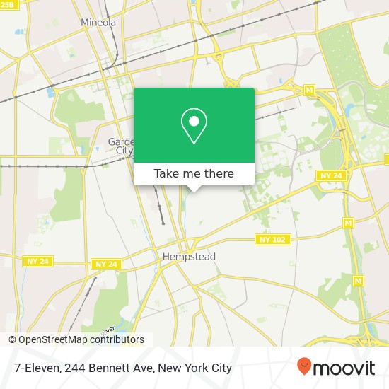 Mapa de 7-Eleven, 244 Bennett Ave