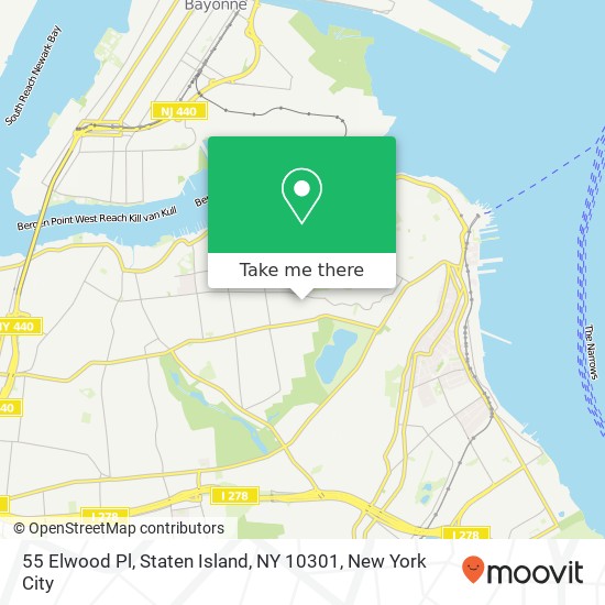 55 Elwood Pl, Staten Island, NY 10301 map
