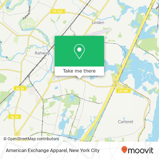 Mapa de American Exchange Apparel, 2323 Randolph Ave
