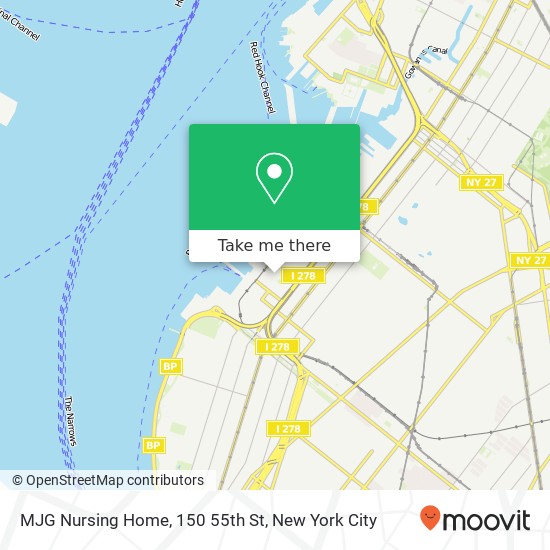 Mapa de MJG Nursing Home, 150 55th St