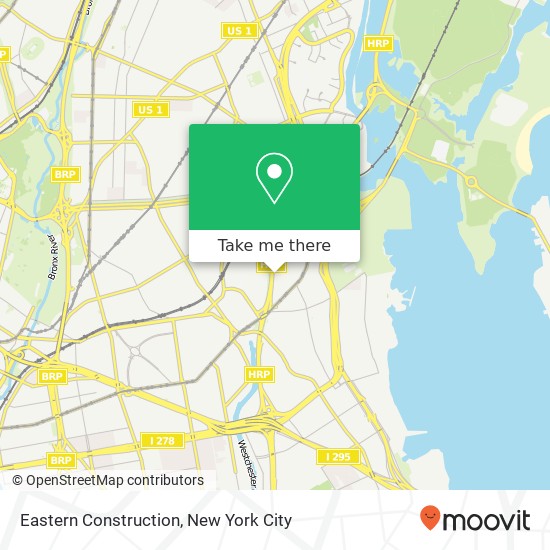 Eastern Construction map
