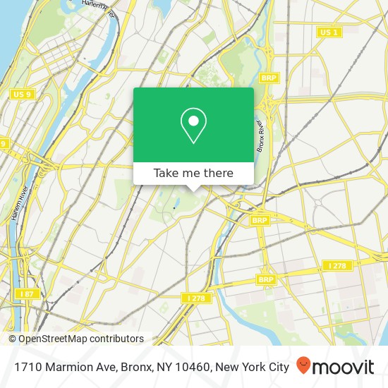 1710 Marmion Ave, Bronx, NY 10460 map