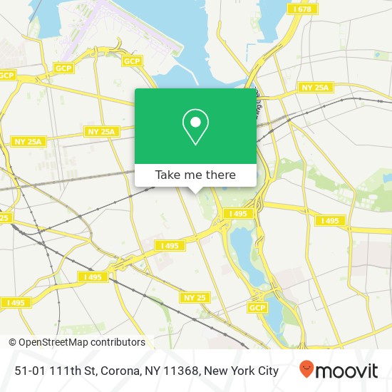 51-01 111th St, Corona, NY 11368 map