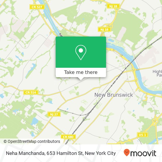 Neha Manchanda, 653 Hamilton St map