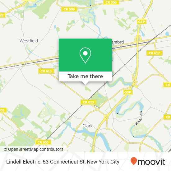 Mapa de Lindell Electric, 53 Connecticut St