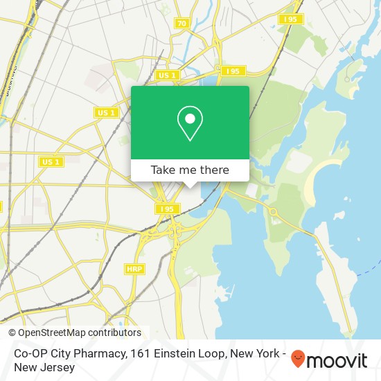 Mapa de Co-OP City Pharmacy, 161 Einstein Loop