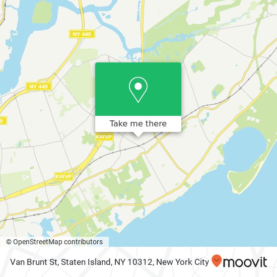 Mapa de Van Brunt St, Staten Island, NY 10312
