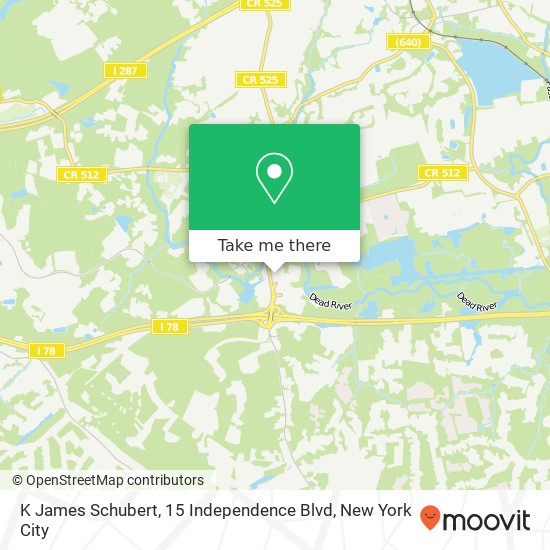 K James Schubert, 15 Independence Blvd map