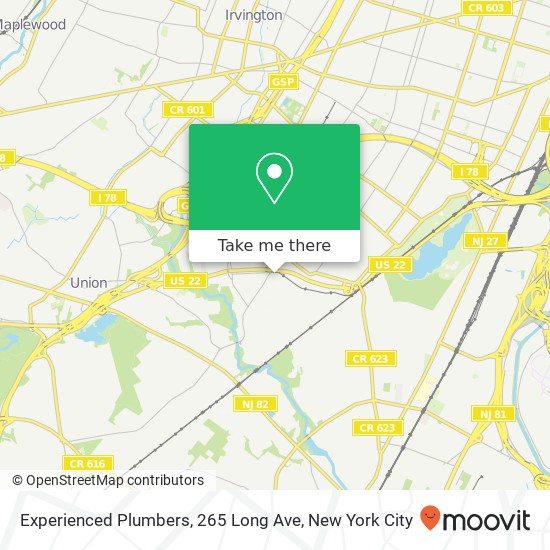 Mapa de Experienced Plumbers, 265 Long Ave