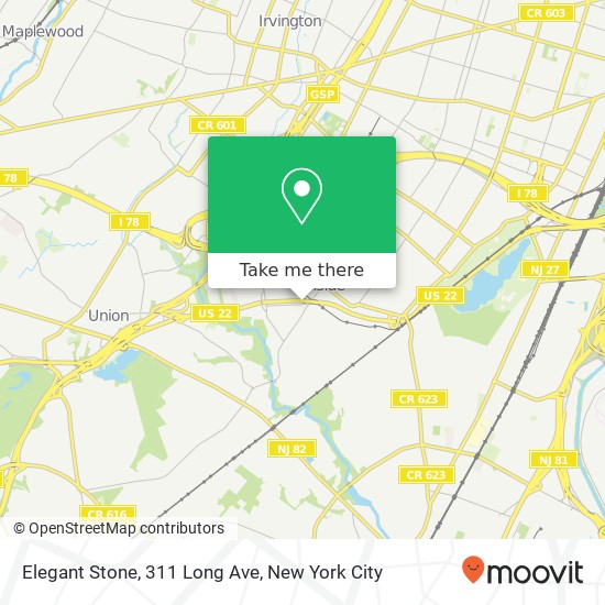 Mapa de Elegant Stone, 311 Long Ave